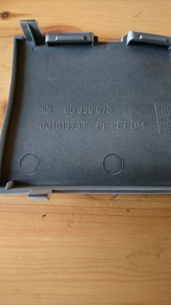 Omega a Abschlepphaken Abdeckung neu original GM 90339975