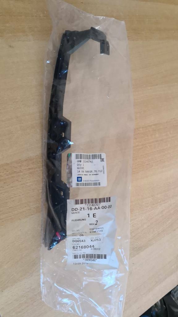 Opel Vectra C Signum Führungsschiene Frontblech Kotflügel Neu original GM