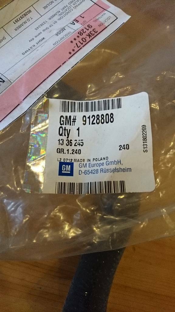 Corsa C Kühlerschlauch Kühlwasserschlauch neu original GM