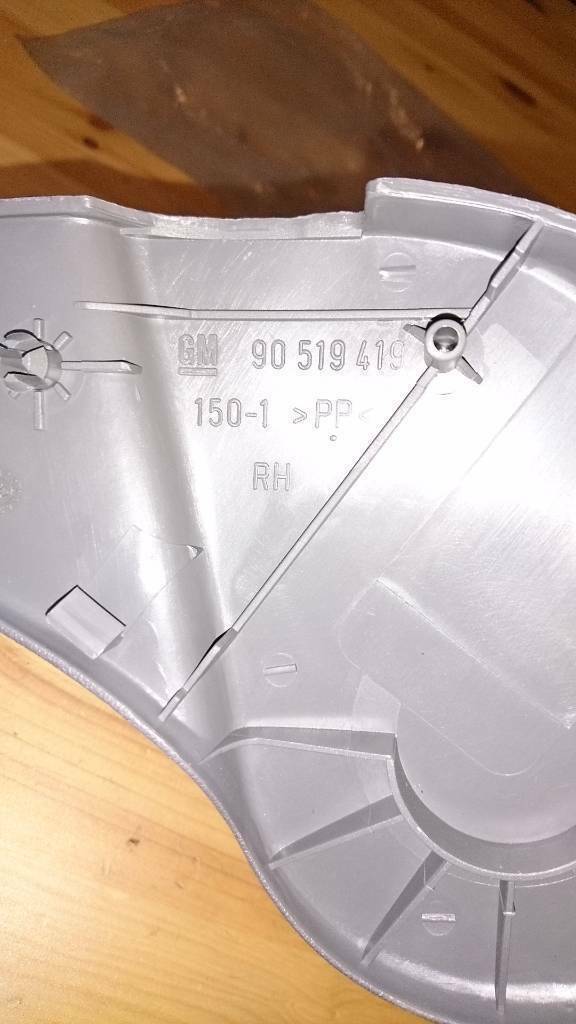 Astra f sitzverkleidung schanierabdeckung neu original gm