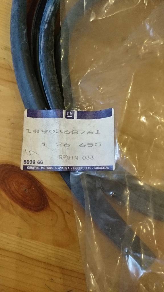 Corsa B Heckscheibendichtung Neu Original GM