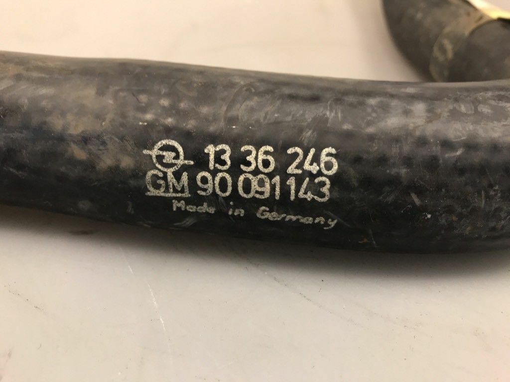 Original GM Opel Kühlerschlauch Kadett D / E *NEU* 1336246