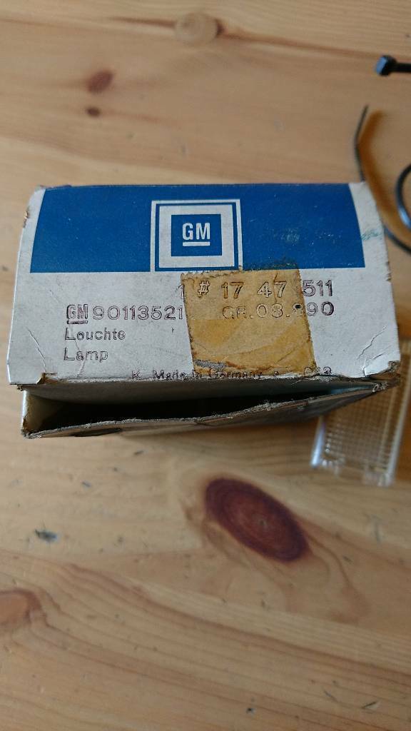 Ascona c Einbauleuchte Innenraumleuchte neu gm 90113521
