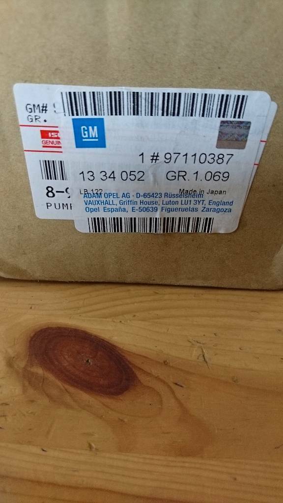 Astra F Corsa A Vectra A Kadett E Wasserpumpe neu original gm 97110387