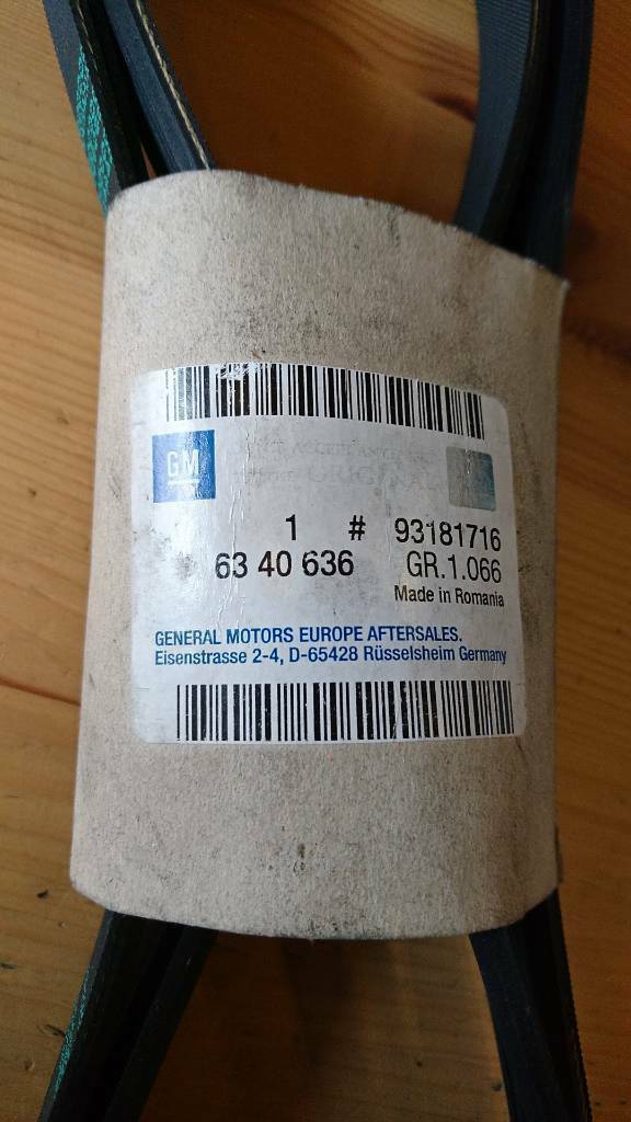 Calibra Astra F Keilrippenriemen Keilriemen neu original GM