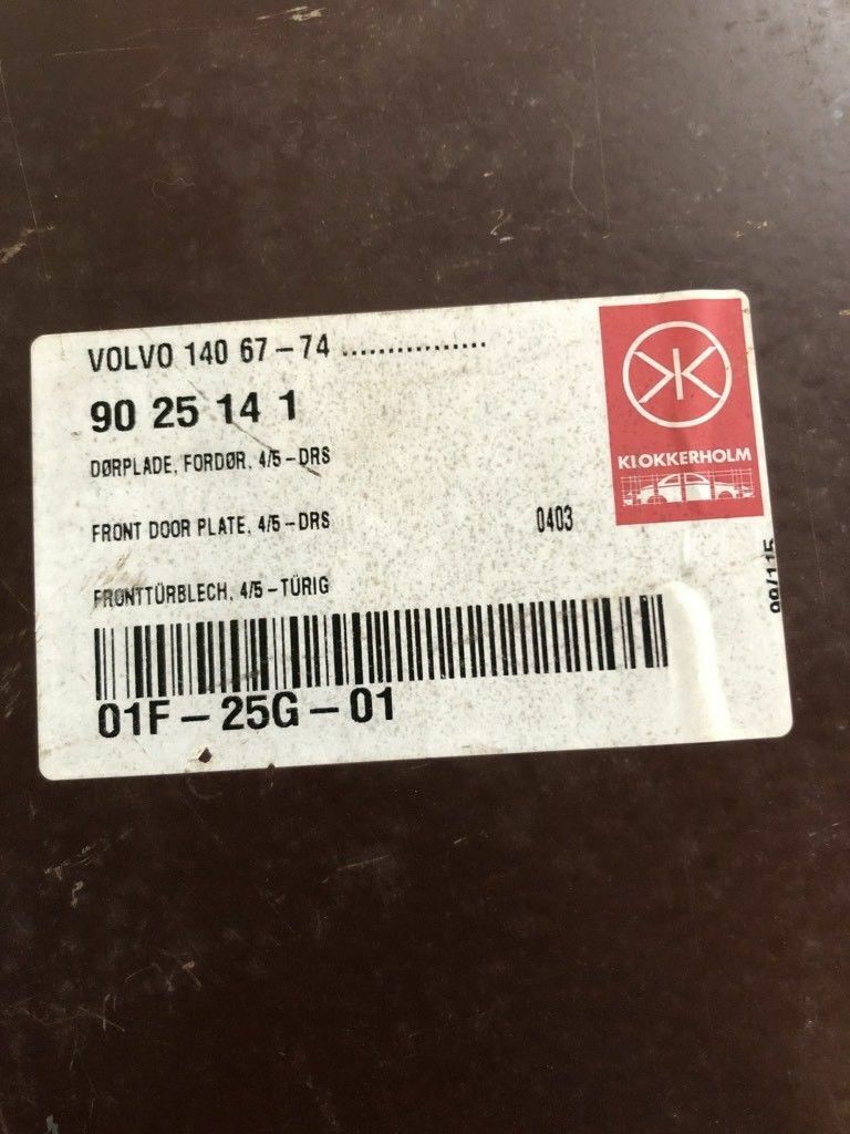 Original Klokkerholm Volvo 140 Fronttürblech Links