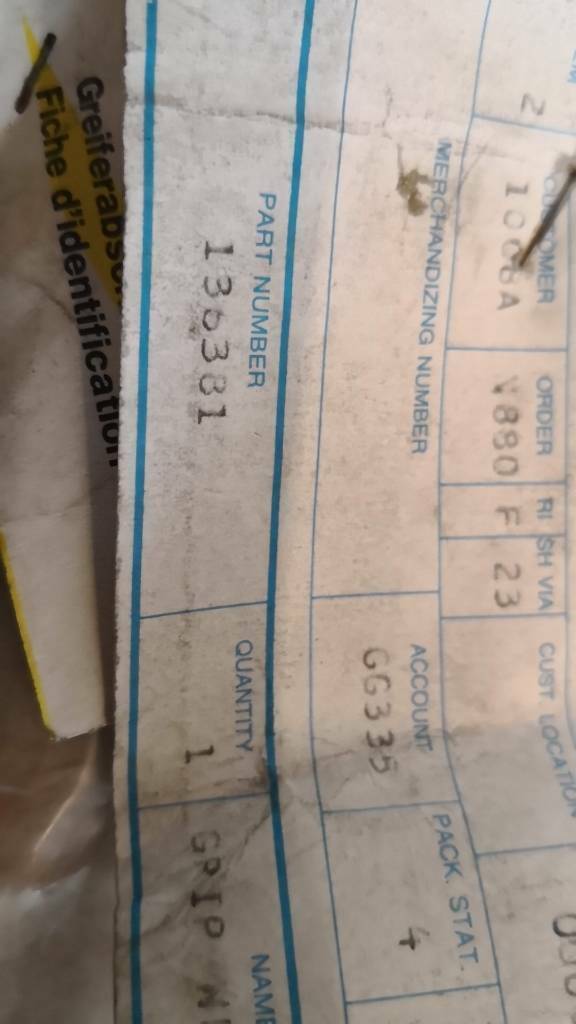 Opel Griffmulde Rechts Braun neu original GM