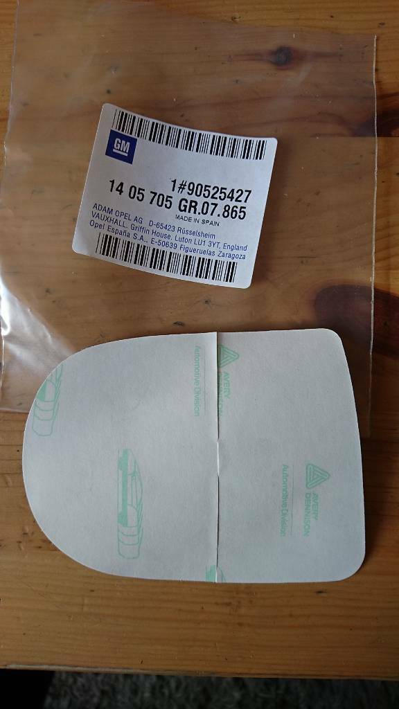 Corsa B Tigra A Stoßstangen Folie links schwarz neu original GM