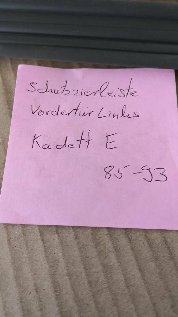 Opel Kadett E Schutzzierleiste Tür Vorne Links Neu Original GM