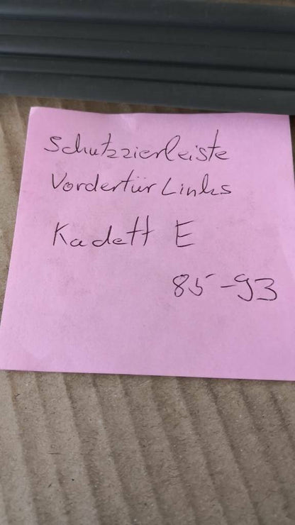 Opel Kadett E Schutzzierleiste Tür Vorne Links Neu Original GM