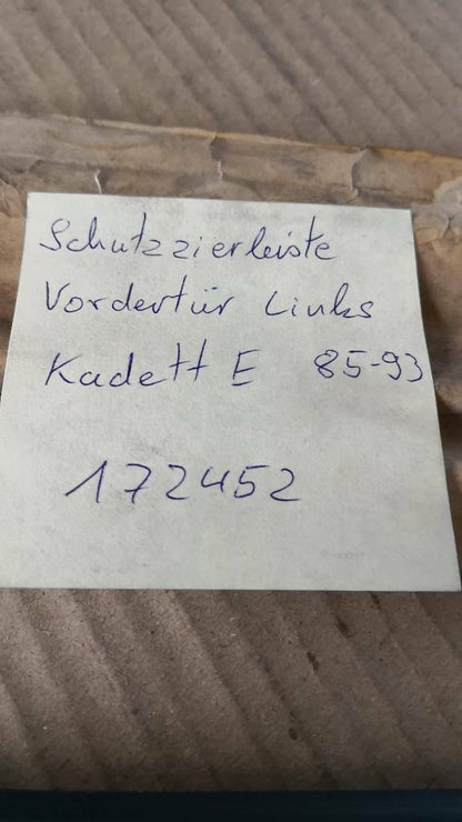 Opel Kadett E Schutzzierleiste Türe Vorne Links Neu Original GM