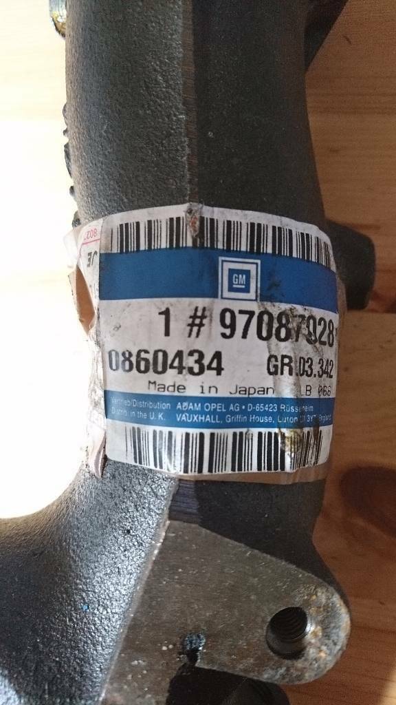 Campo Frontera A Monterey Adapter Turbolader neu original GM