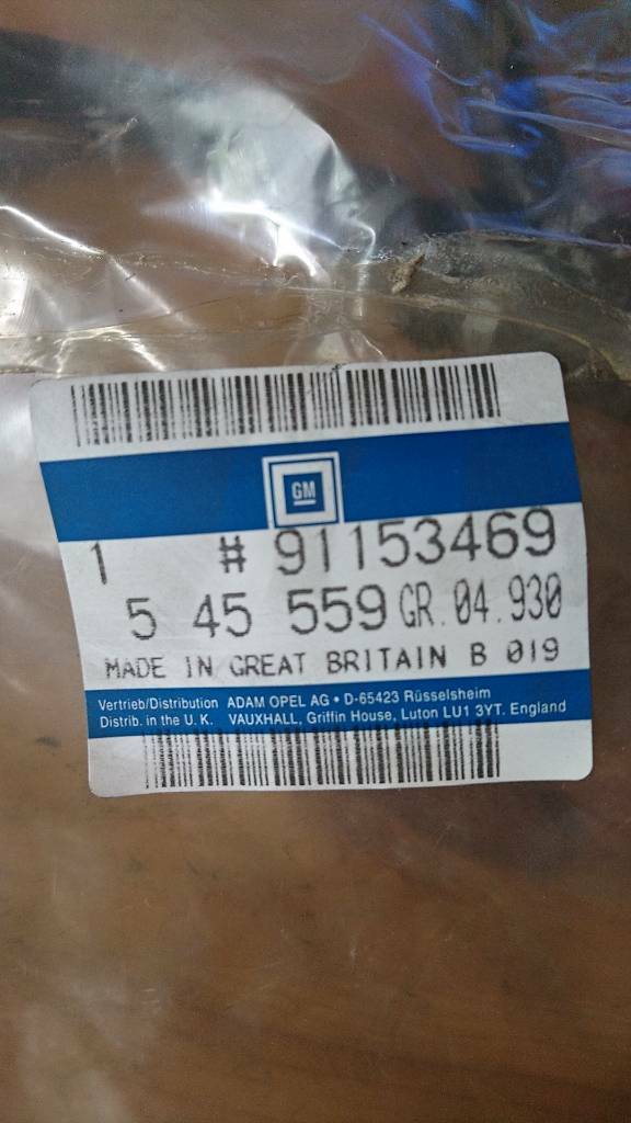 Frontera A Bremsen Unterdruckschlauch neu original GM