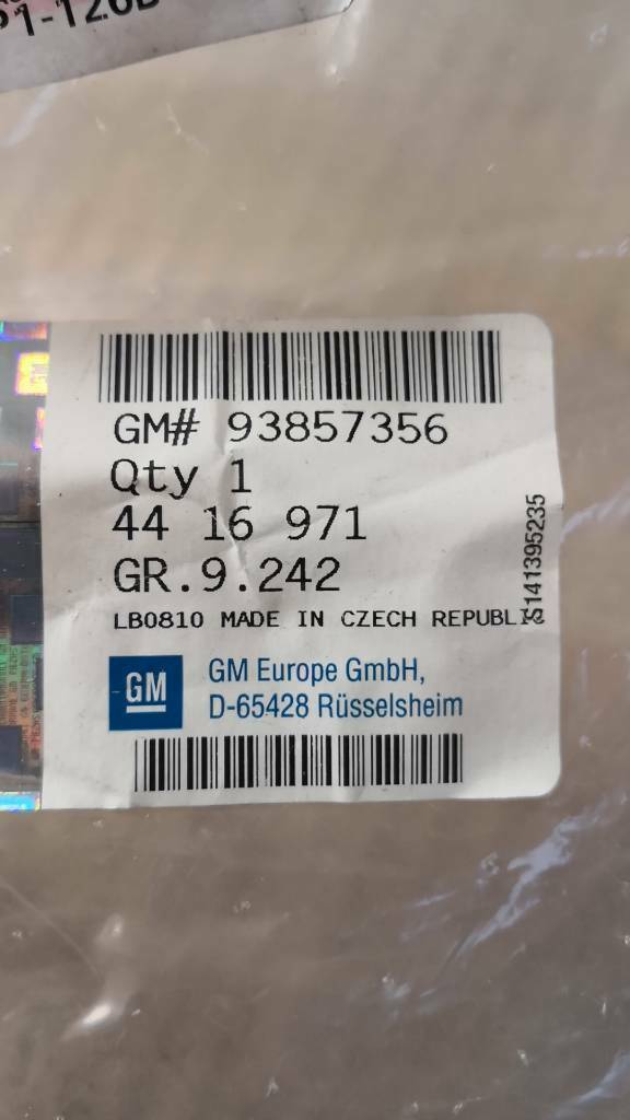 Opel Vivaro A Klimaleitung an Akkumulator Neu Original GM