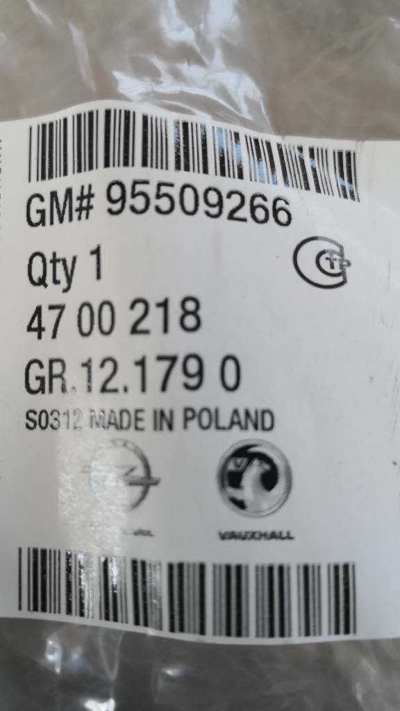 Opel Agila B Fensterdichtung Hinten Rechts Neu Original GM