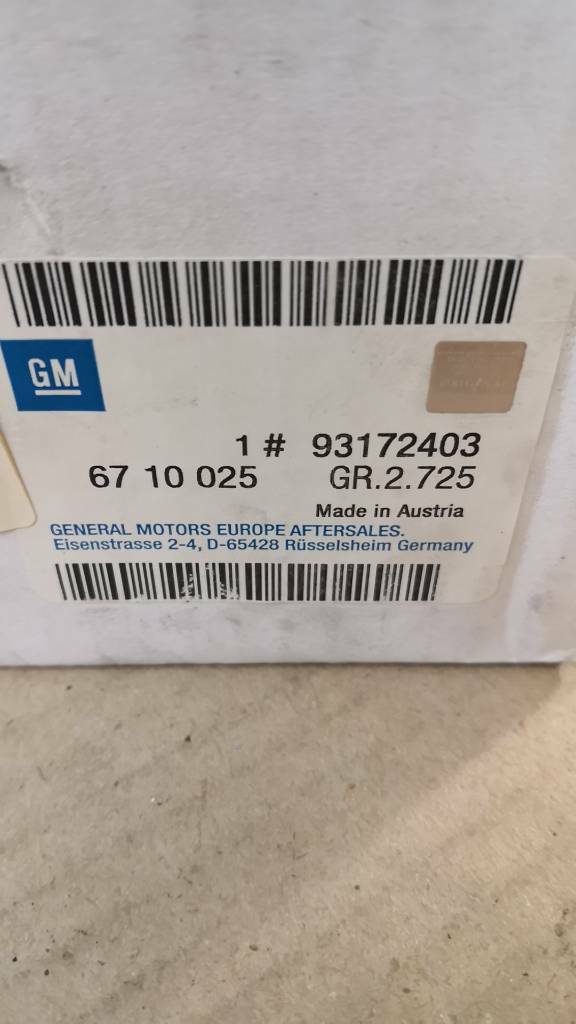 Opel Vectra C Nebelscheinwerfer Links Neu Original GM