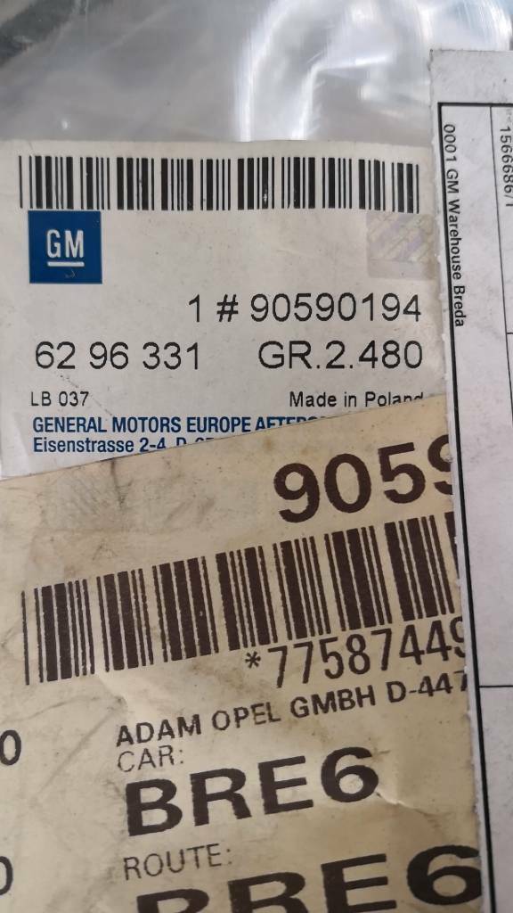 Opel Astra G Kabelsatz Fahrertür Neu Original GM