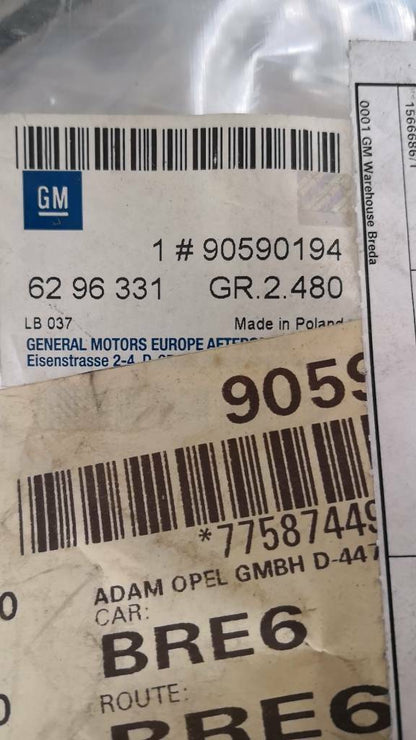 Opel Astra G Kabelsatz Fahrertür Neu Original GM