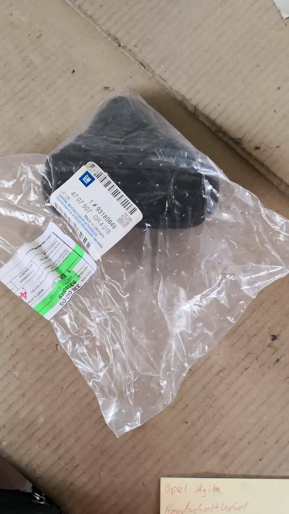 Opel Agila Faltenbelag Handschalthebel Neu Original GM