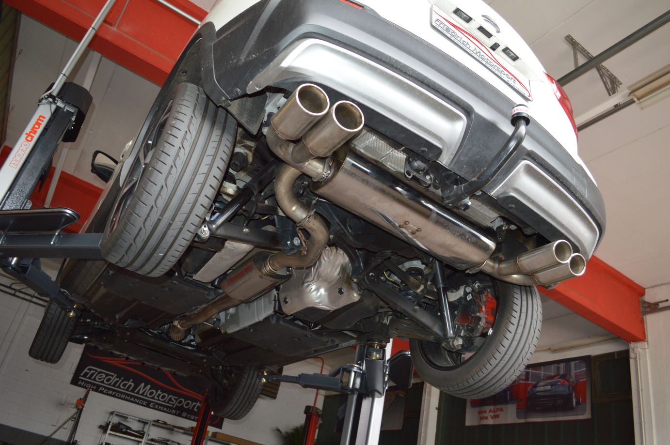 Friedrich Motorsport 70mm Duplex-Anlage Nissan Qashqai J11