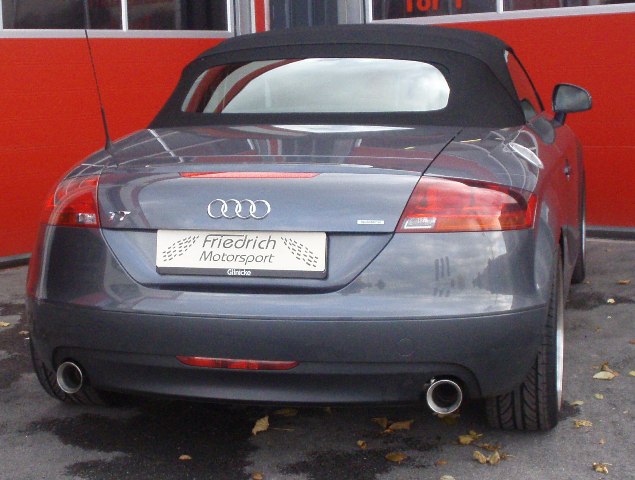 Friedrich Motorsport 70mm Duplexanlage Audi TT 8J Quattro