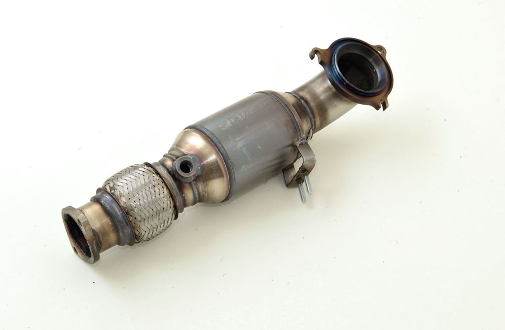 Friedrich Motorsport 70mm Downpipe mit 200 Zellen HJS Sport-Kat. Ford Fiesta ST JA8 Facelift