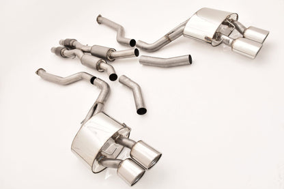 Friedrich Motorsport 70mm Duplex-Anlage mit 200 Zellen Sport-Kats. BMW E63 M6
