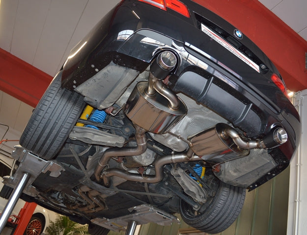 Friedrich Motorsport 2x70mm Downpipe-Satz mit 200 Zellen HJS Sport-Kat. Edelstahl
