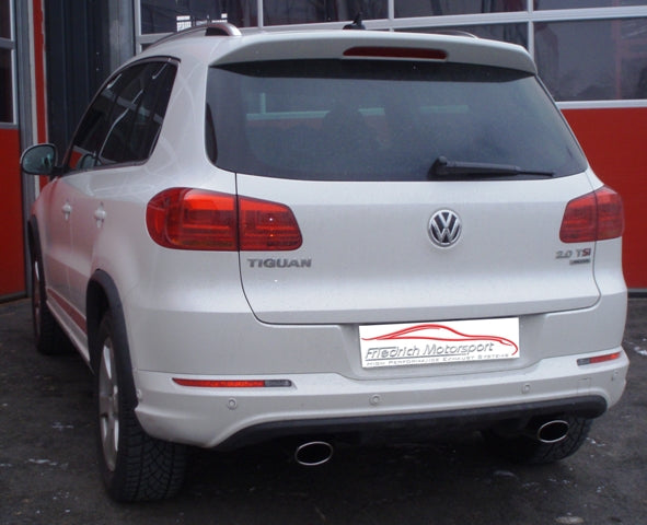 Friedrich Motorsport 70mm Duplexanlage VW Tiguan 4motion