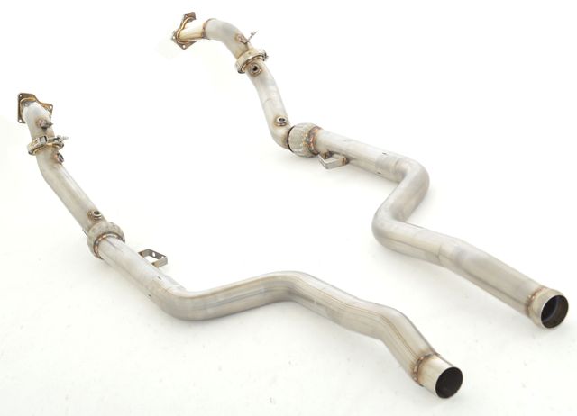 Friedrich Motorsport 2x 70mm Downpipe Edelstahl