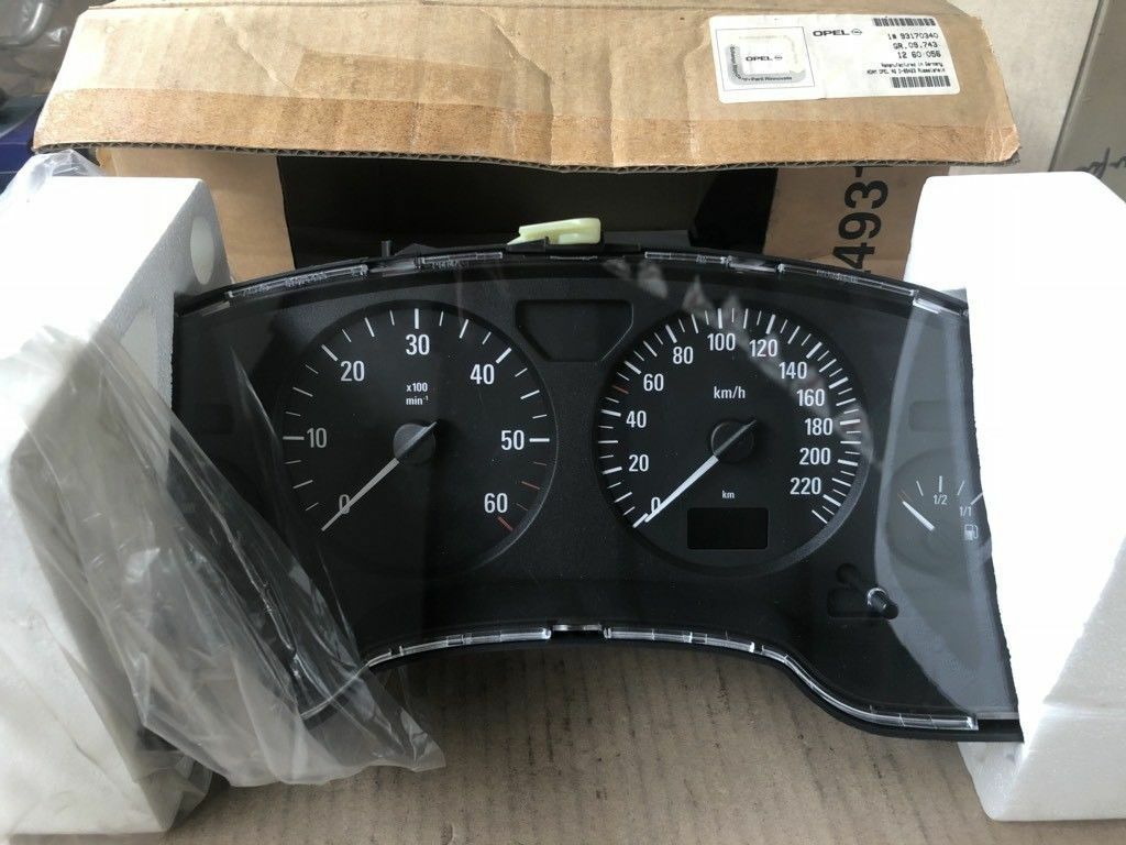 Original GM Opel Astra G Zafira A Tacho Kombiinstrument Neu