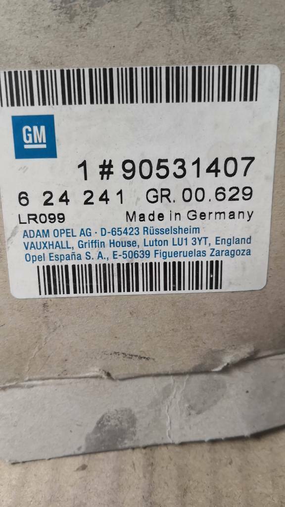 Opel Astra G Zafira Kolben mit Ringen Neu Original GM