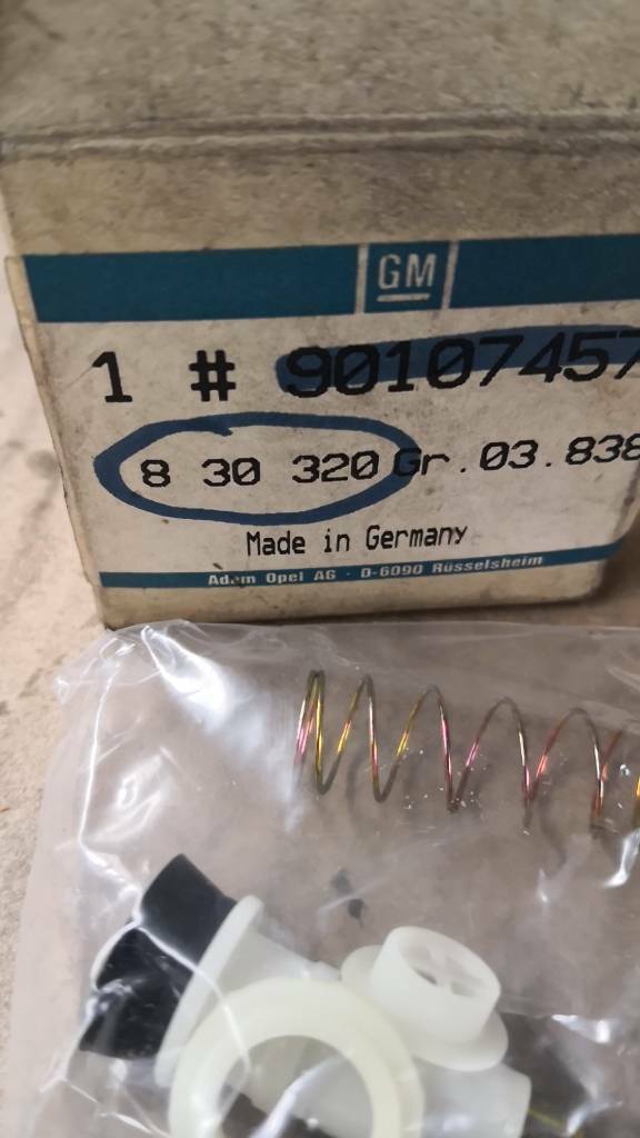 Opel Ascona C Vergaser Kolben Reparatur Satz Neu Original GM