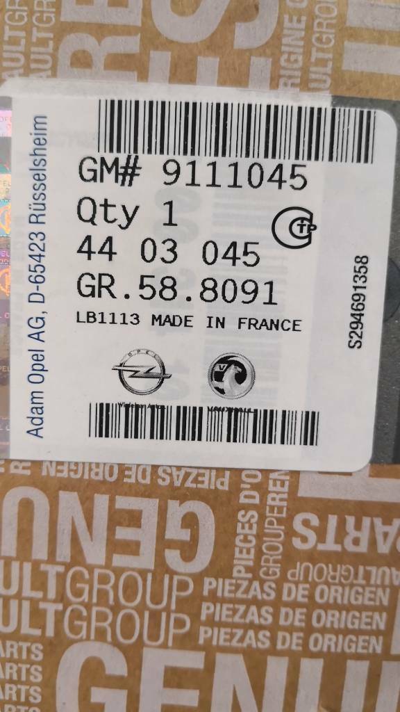 Opel Movano A Bremsscheibe hinten neu original GM