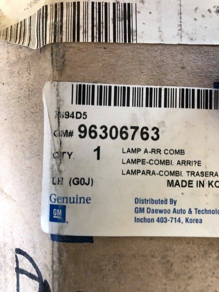 Daewoo Nubria Rücklicht links NEU Original GM