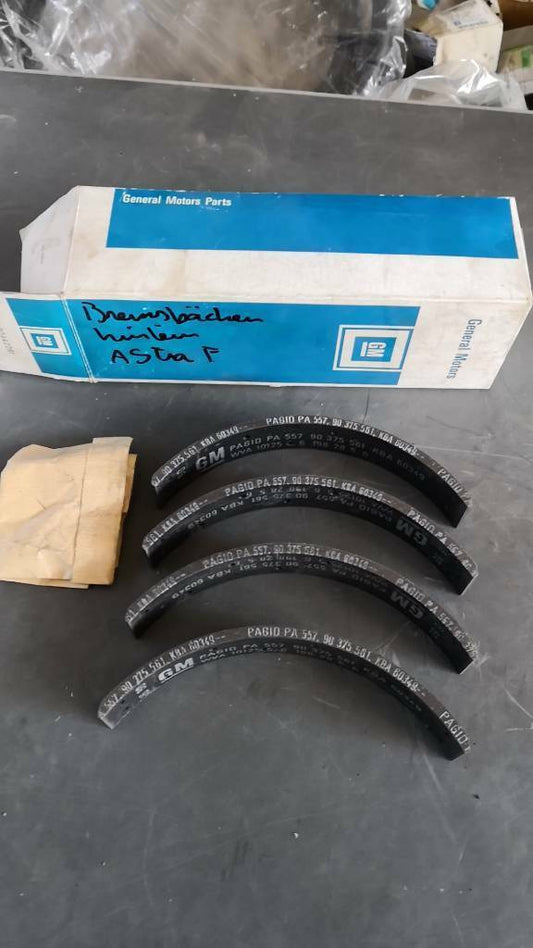 Opel Astra F Bremsbacken Hinten Neu Original GM