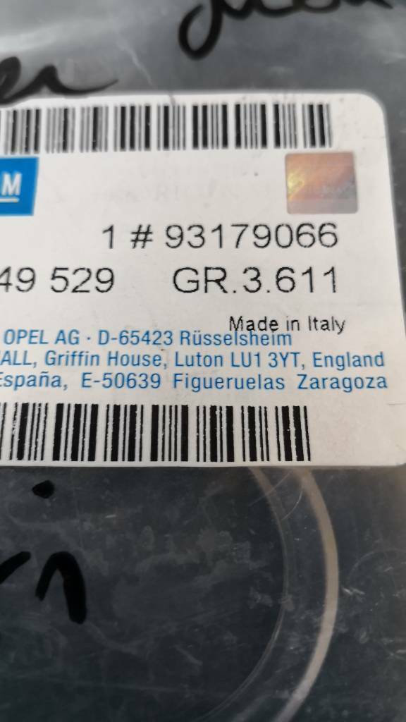 Opel Zafira B Abgaskrümmer Dichtung Neu Original GM
