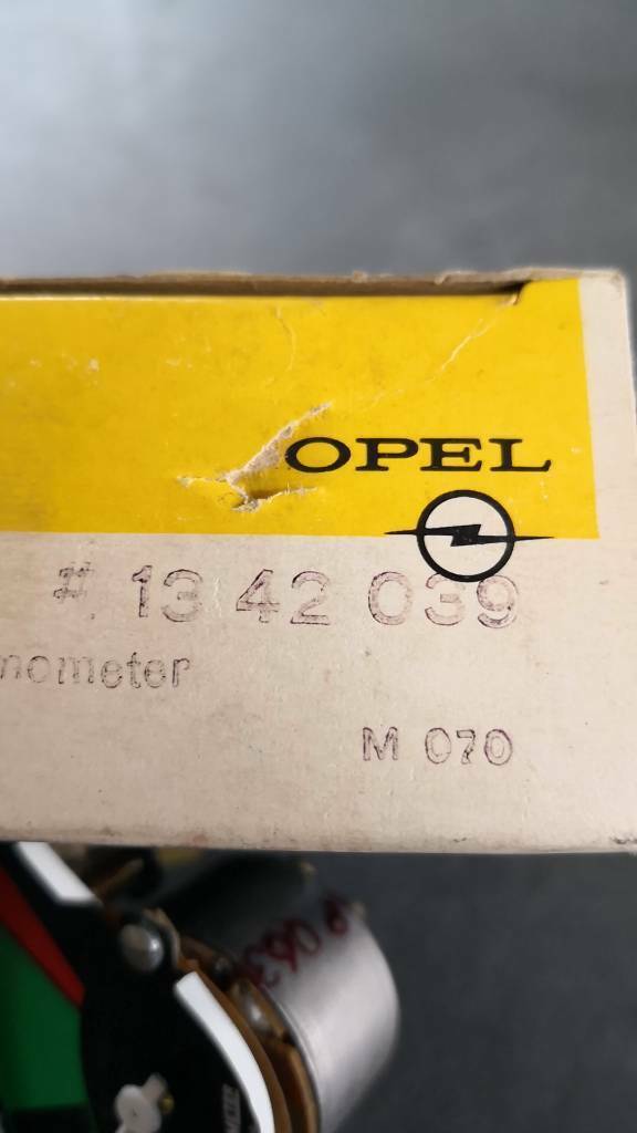 Opel Kadett B Anzeige Temperaturanzeige neu original GM