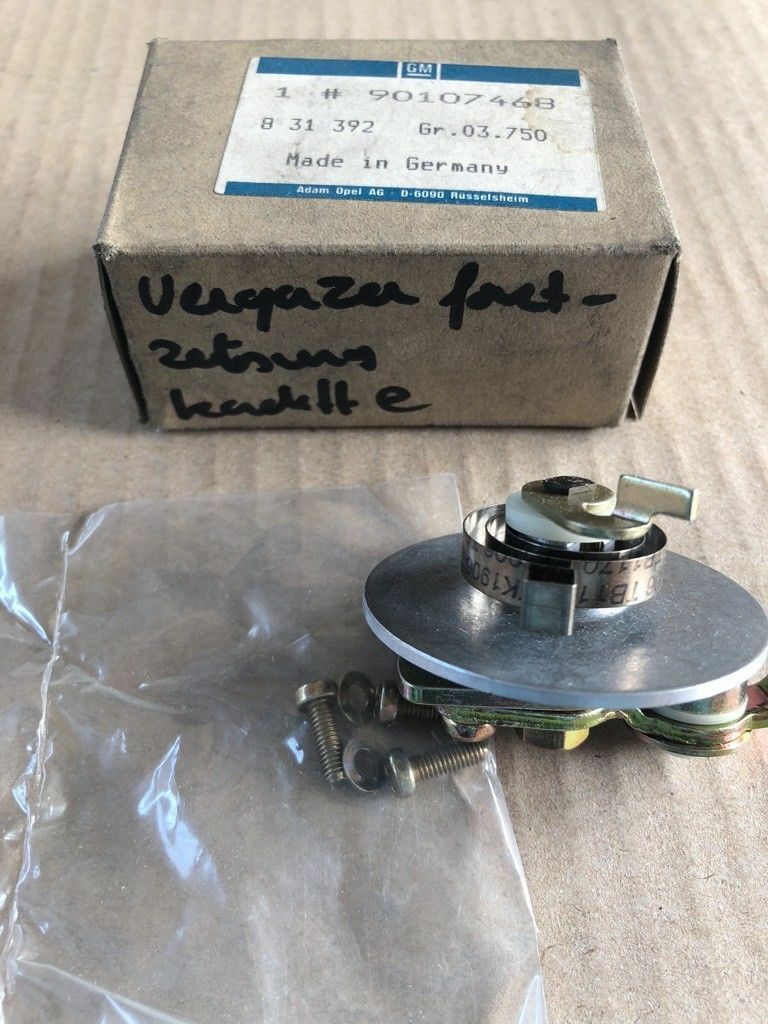 Original GM Opel Kadett E Vergaser Fortsetzung *NEU*