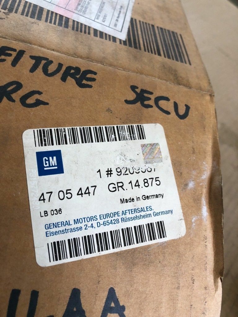 Opel Agila A sicherheitzgurt hintern links NEU Original GM