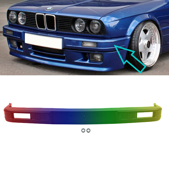 Exklusiv Sport Stoßstange vorne oben lackierfähig passt für BMW 3er E30 M-Paket II ab Facelift in Wunschfarbe lackiert