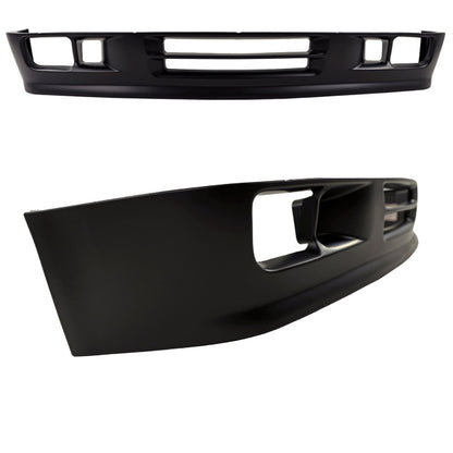 Exklusiv Sport Stoßstange Frontspoiler vorne oben + unten passt für BMW E30 ab 1985-1994 auch M-Technik II in Wunschfarbe ...