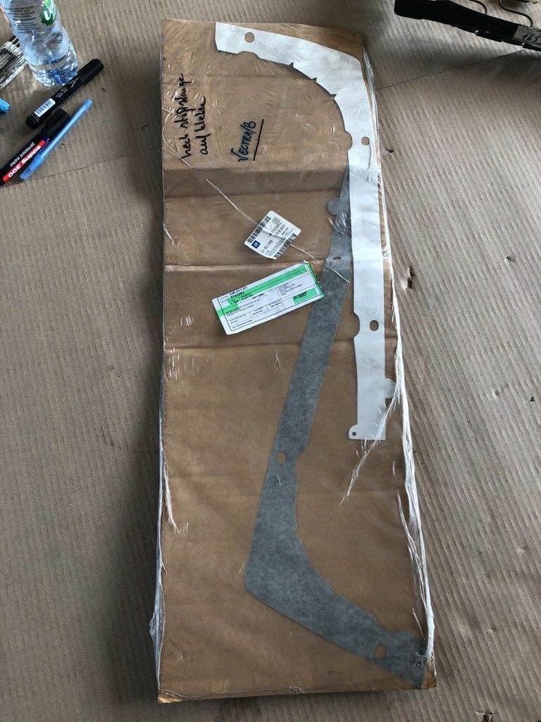 Original GM Opel Vectra B Heckstoßstange Aufkleber *NEU*