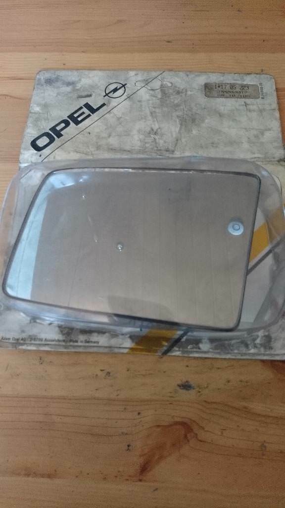 Kadett E Außenspiegel Spiegelglas Weitwinkel neu original GM