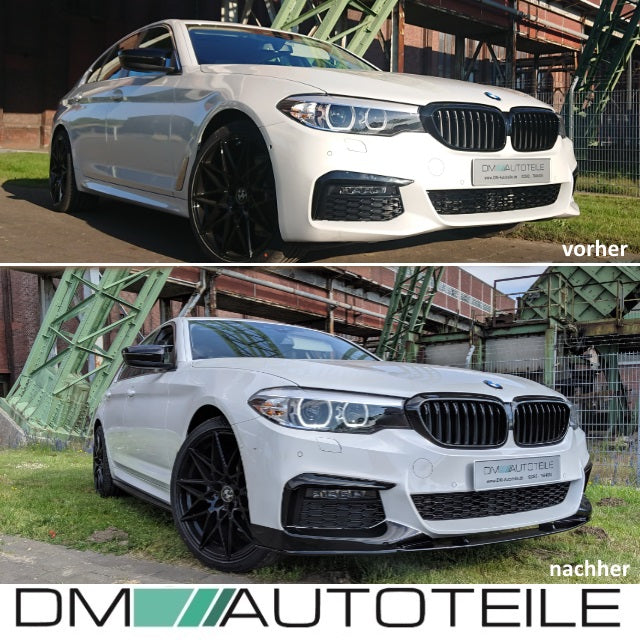 Sport-Performance Frontspoiler Hochglanz schwarz passend für BMW 5er G30 G31 mit M-Paket Umbau 17-