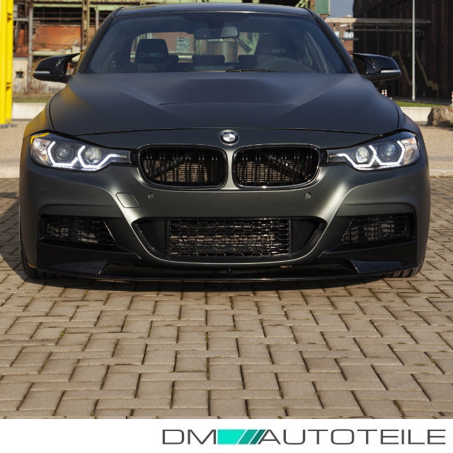 SET Frontspoiler Sport-Performance Schwarz hochglanz passend für BMW 3er F30 F31 M-Paket+ Schrauben+ABE