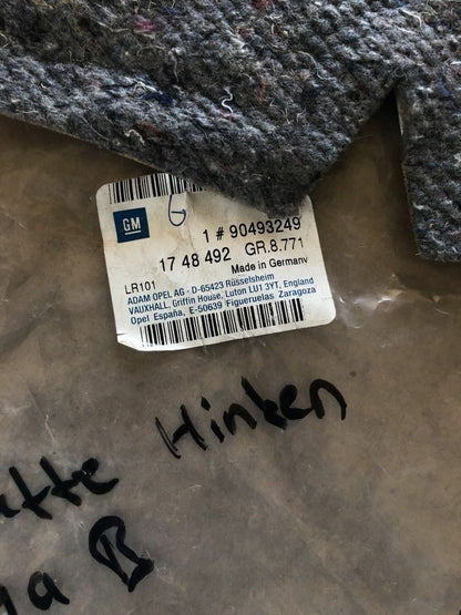 Original GM Opel Omega B Heizmatte hinten *NEU*