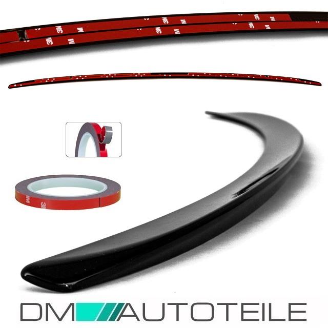 Set LACKIERT Heckspoiler Spoilerlippe ab Bj 06-10 passt für BMW E92 Coupe 3M Hochglanz Schwarz