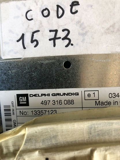 Opel radio / cd system grundig Original GM