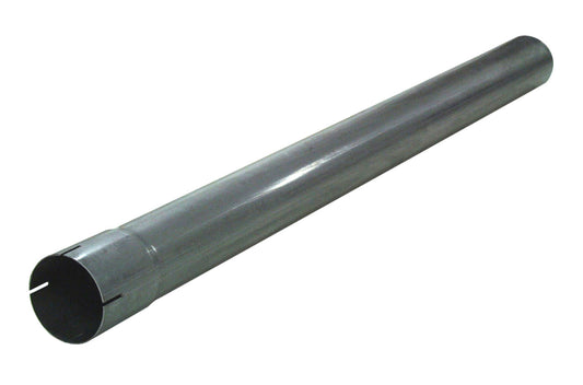 Friedrich Motorsport 3" 1000mm Auspuffrohr mit Muffe aluminierter Stahl